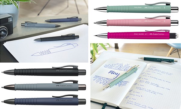 Faber-Castell Poly Ball & Poly Matic in neuem Farbdesign