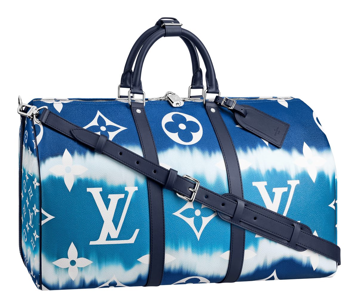LV Escale_Keepall 50 Bandouliere in Monogram Giant canvas