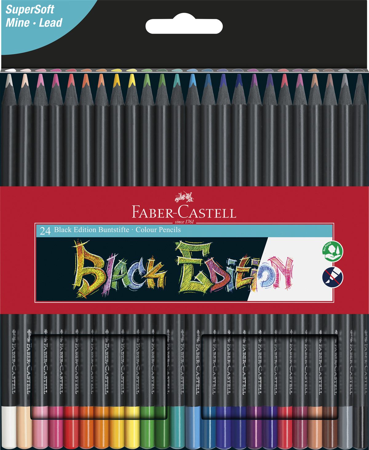 Faber-Castell_Black Edition Buntstifte_Set aus 24_12,00 EUR