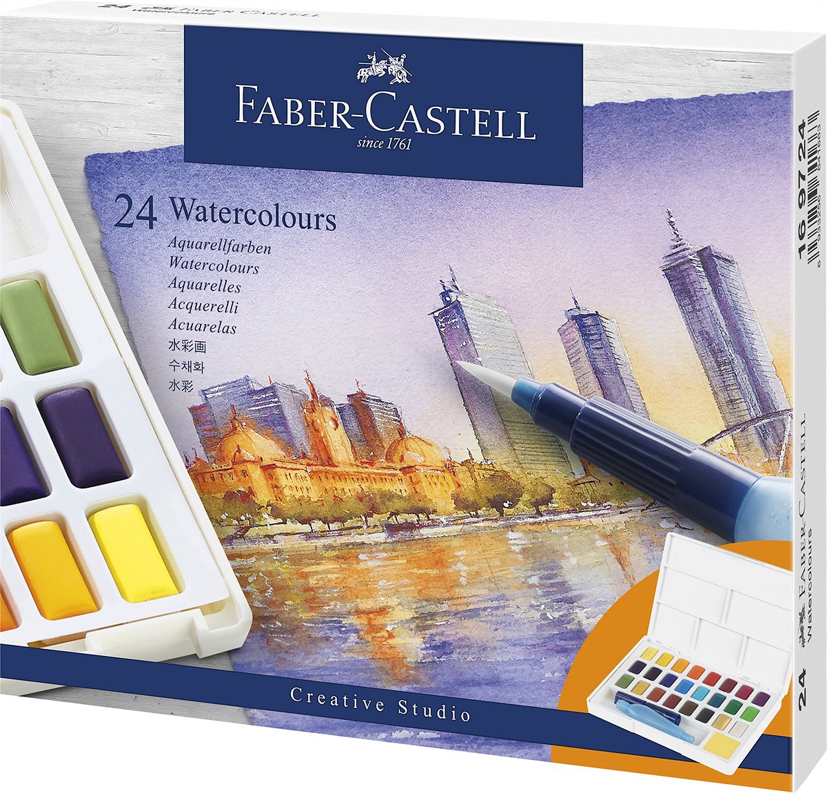 Faber-Castell_Aquarellfarben in Näpfchen_EUR 29