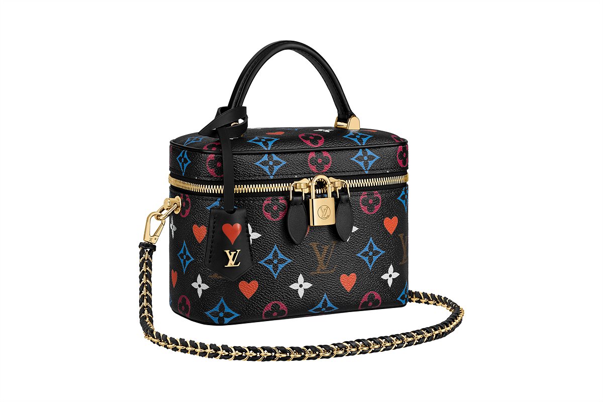 LV_Vanity bag in Game On Canvas and cowhide leather