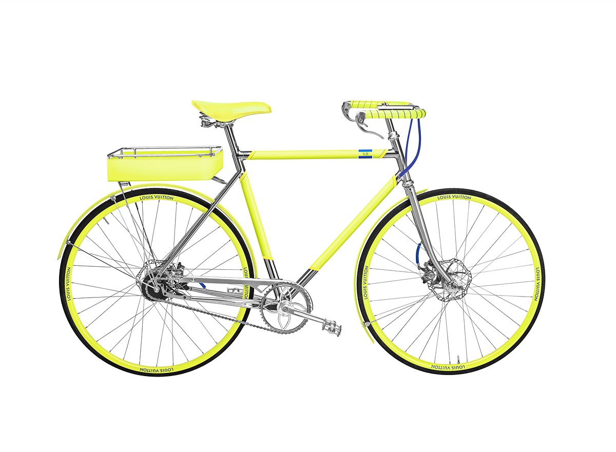LV BIKE CLOSED FRAME IN LIME YELLOW