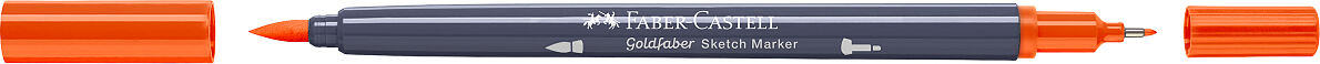 Faber-Castell_Goldfaber Sketch Marker, 115 dark cadmium orange