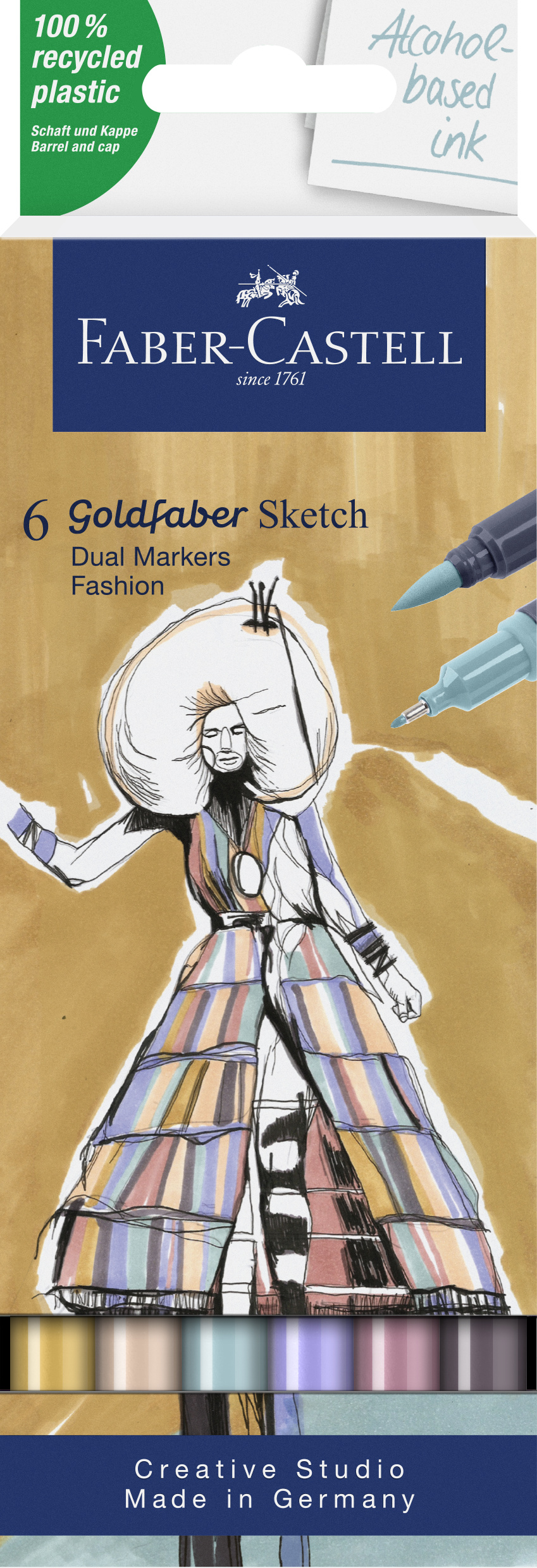 Faber-Castell_Goldfaber Sketch Marker, 6er set, Fashion_EUR 18,00