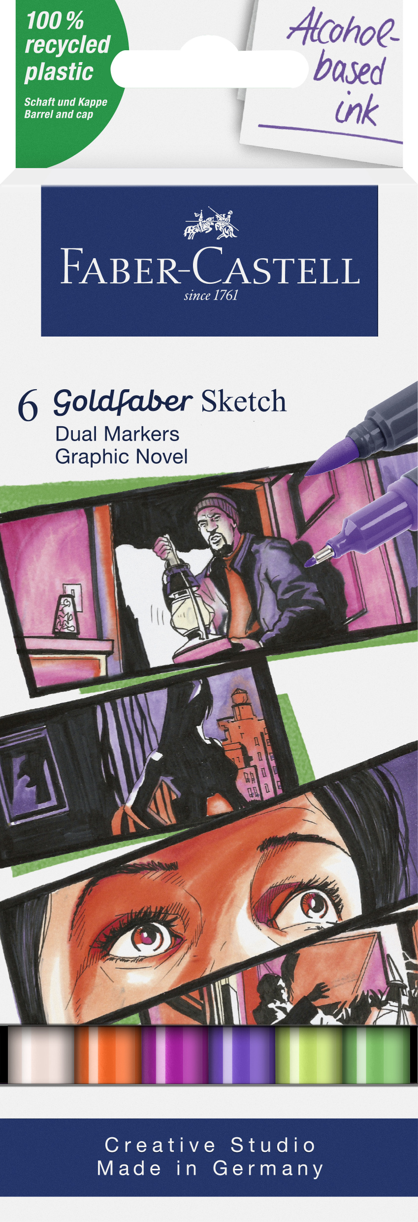 Faber-Castell_Goldfaber Sketch Marker, 6er set, Graphic Novel_EUR 18,00