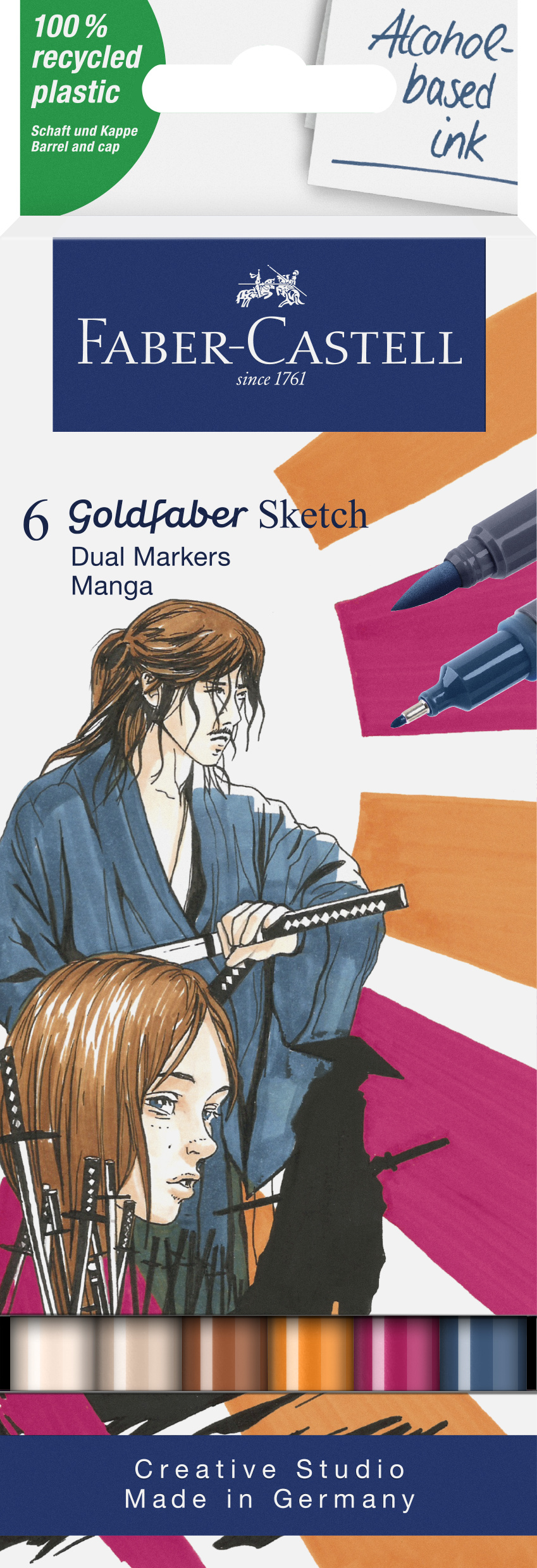 Faber-Castell_Goldfaber Sketch Marker, 6er set, Manga_EUR 18,00