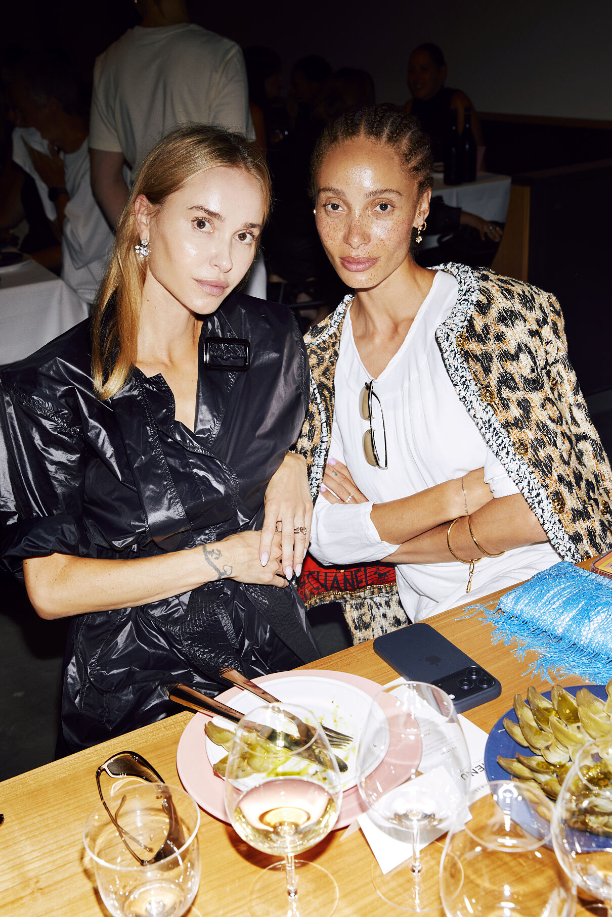 Pernille Teisbæk and Adwoa Aboah in Pandora Jewellery  Image Credit: Polina Vinogradova