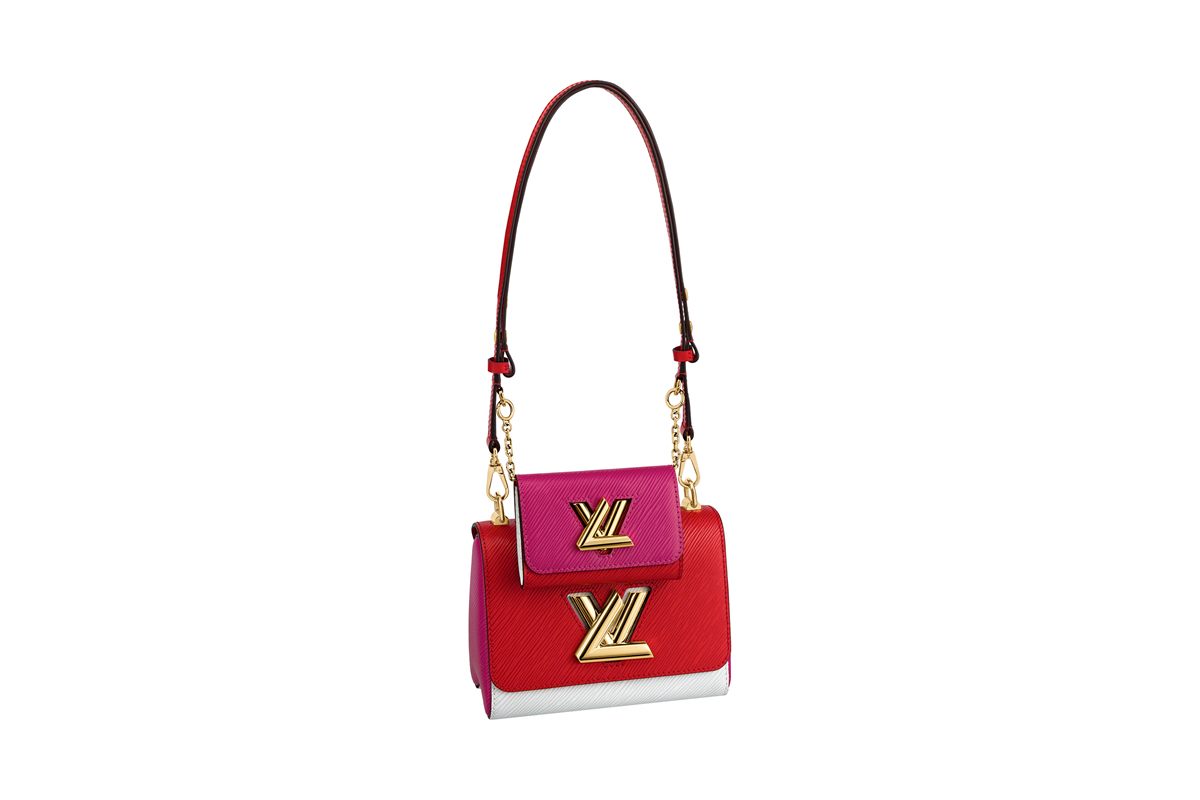 LV_Pink and red Twist & Twisty bag PM in grained epi cow leather_2.880 EUR