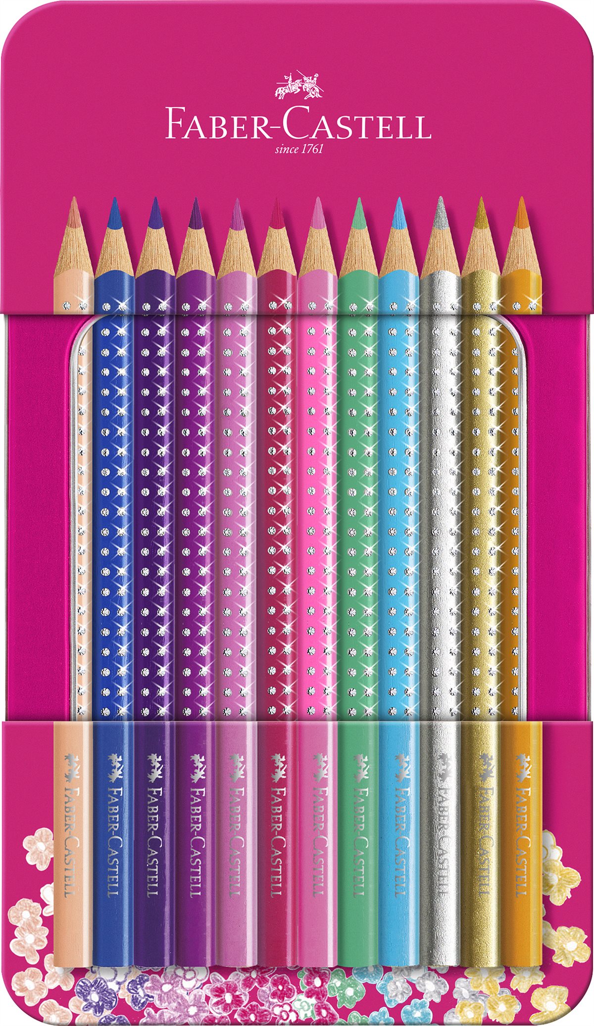 Faber-Castell_Sparkle Box Pink mit 12 Stiften_10 EUR