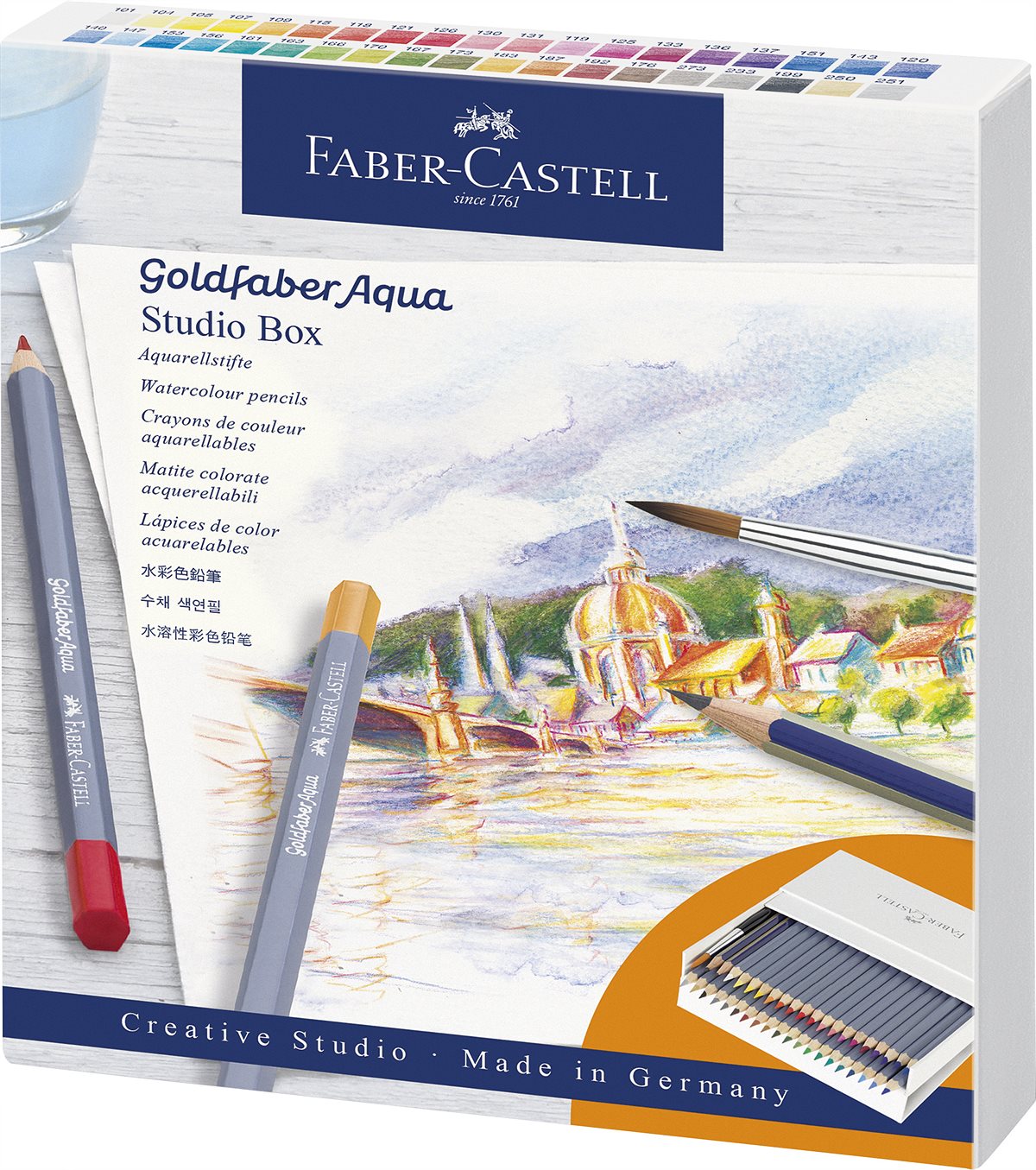 Faber-Castell_Goldfaber Aqua Watercolour_Studio Box_45 EUR