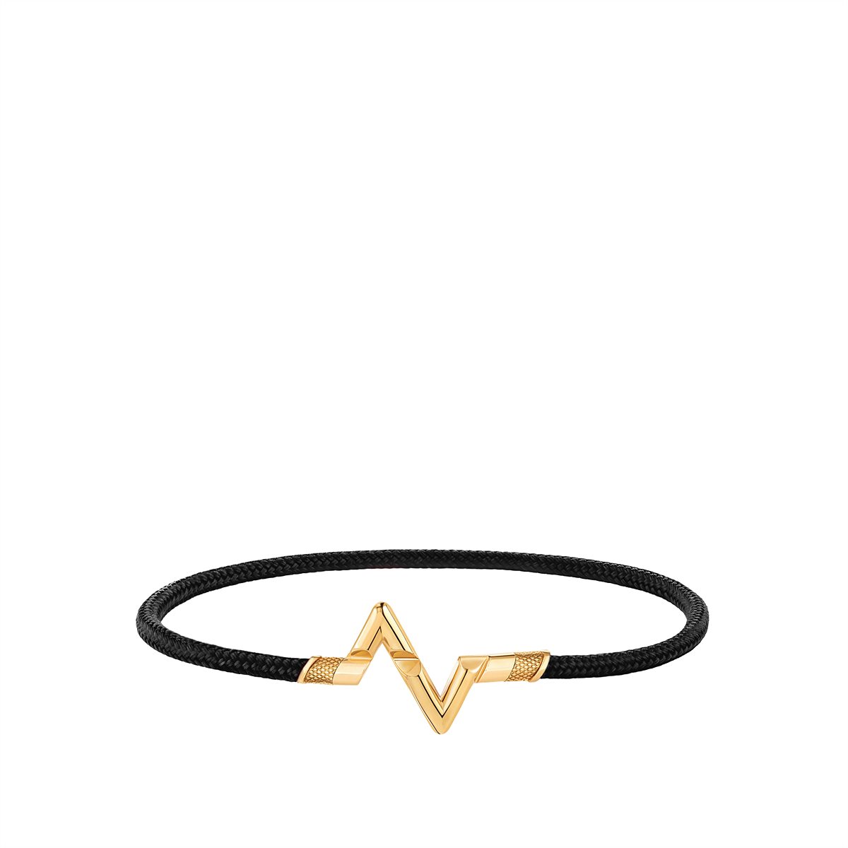 LV_LV VOLT_Play bracelet in yellow gold and jet black