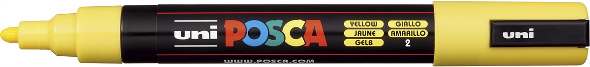 Faber-Castell_Paint marker uni-ball UNI POSCA PC-5M 2.5 mm yellow_EUR 4,50