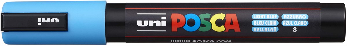 Faber-Castell_Paint marker uni-ball UNI POSCA PC-5M 2.5 mm light blue_182553_EUR 4,50