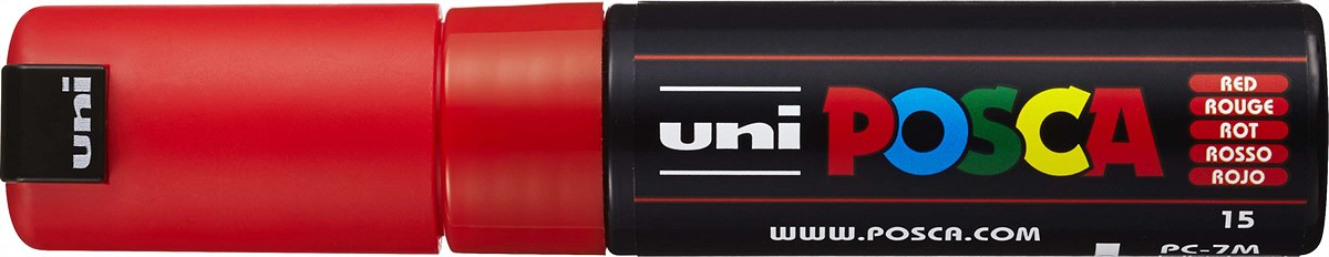 Faber-Castell_Paint marker UNI POSCA PC-7M red_EUR 5,95