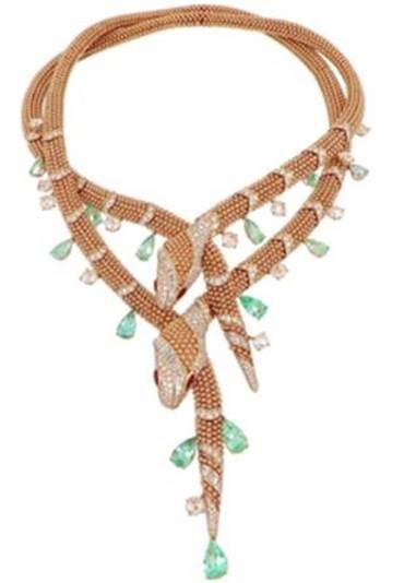 Bulgari_Naomi Campbell_High Jewelry Serpenti Necklace