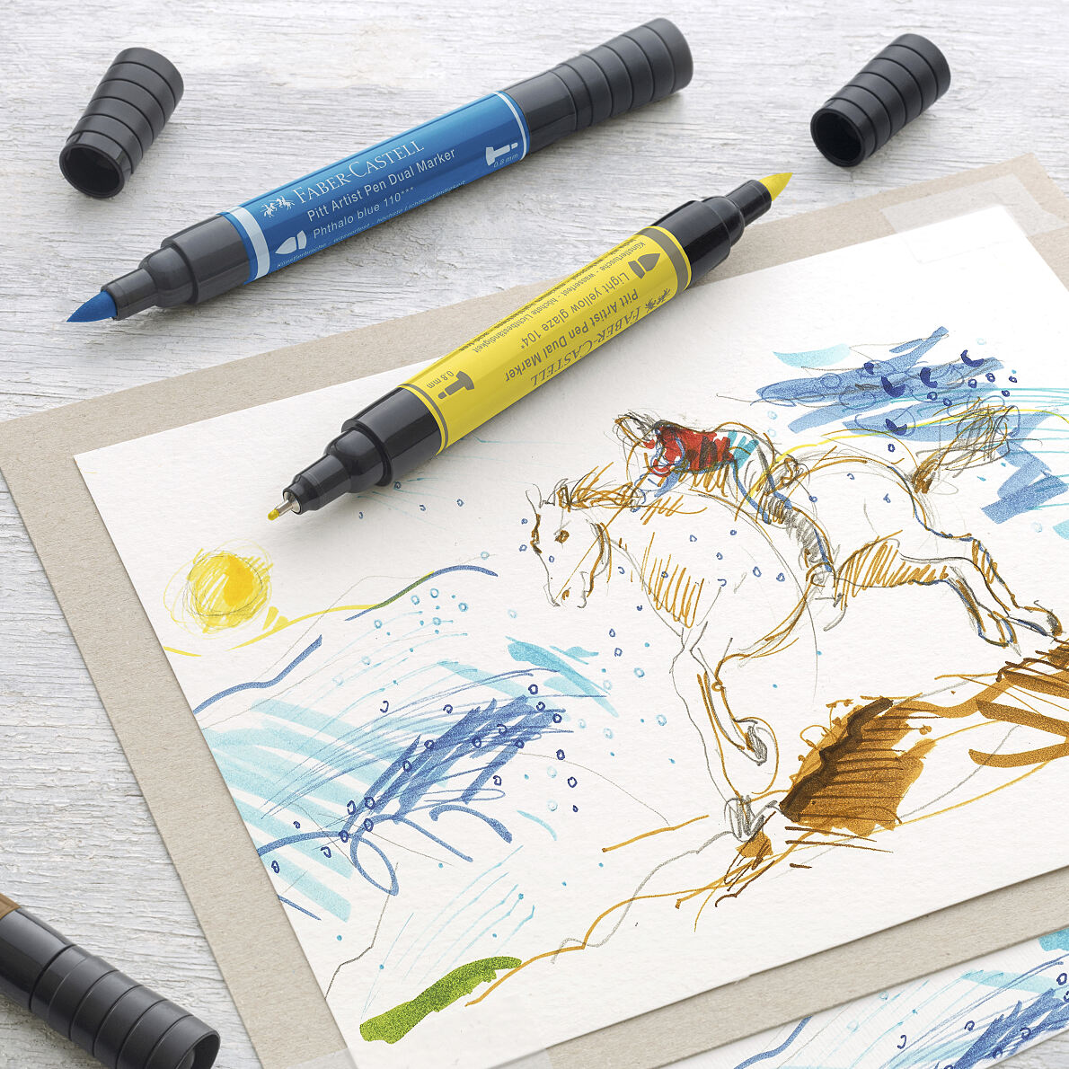 Faber-Castell_Pitt Artist Pen Dual Marker India ink_Sujet (1)