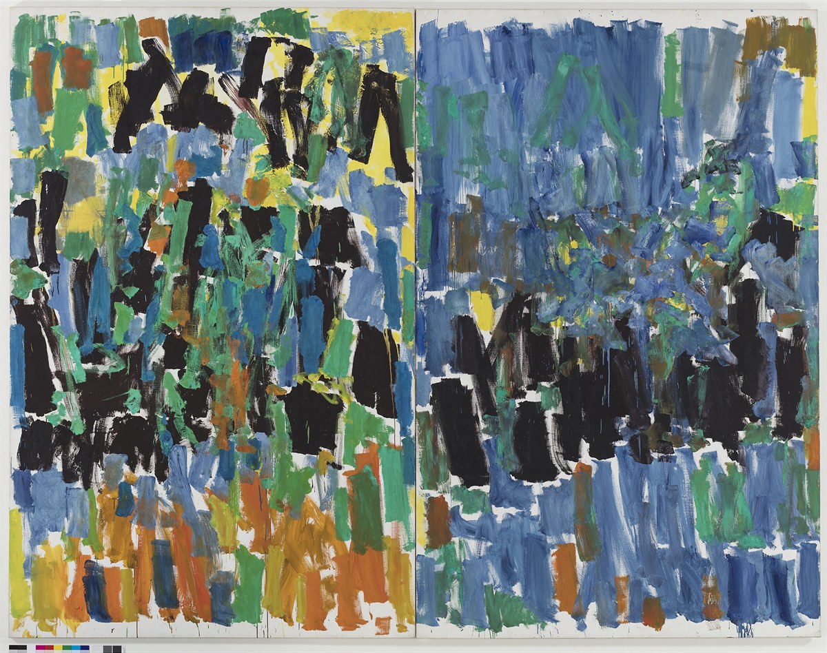 Fondation Louis Vuitton_Exhibition Monet - Mitchell, Dialogue and Retrospective_Joan Mitchell, No Room at the End, 1977