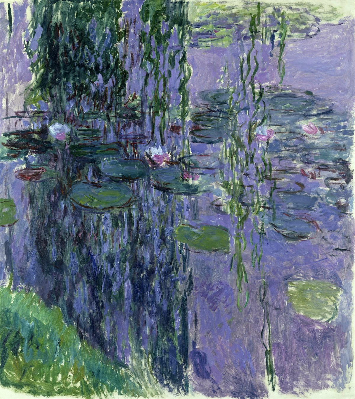 Fondation Louis Vuitton_Exhibition Monet - Mitchell, Dialogue and Retrospective_Claude Monet, Nymphéas, 1916 – 1919