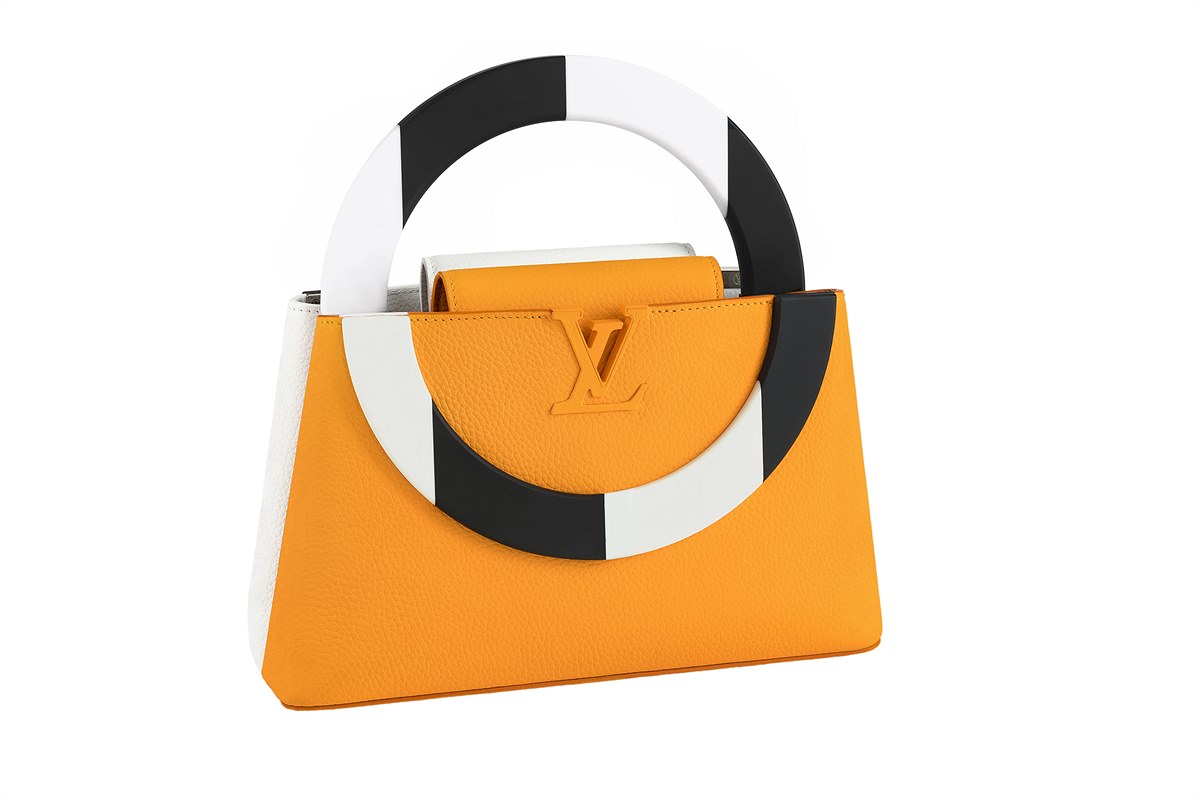 Louis Vuitton Artycapucines 2022_Chapter 4_Daniel Buren_Yellow