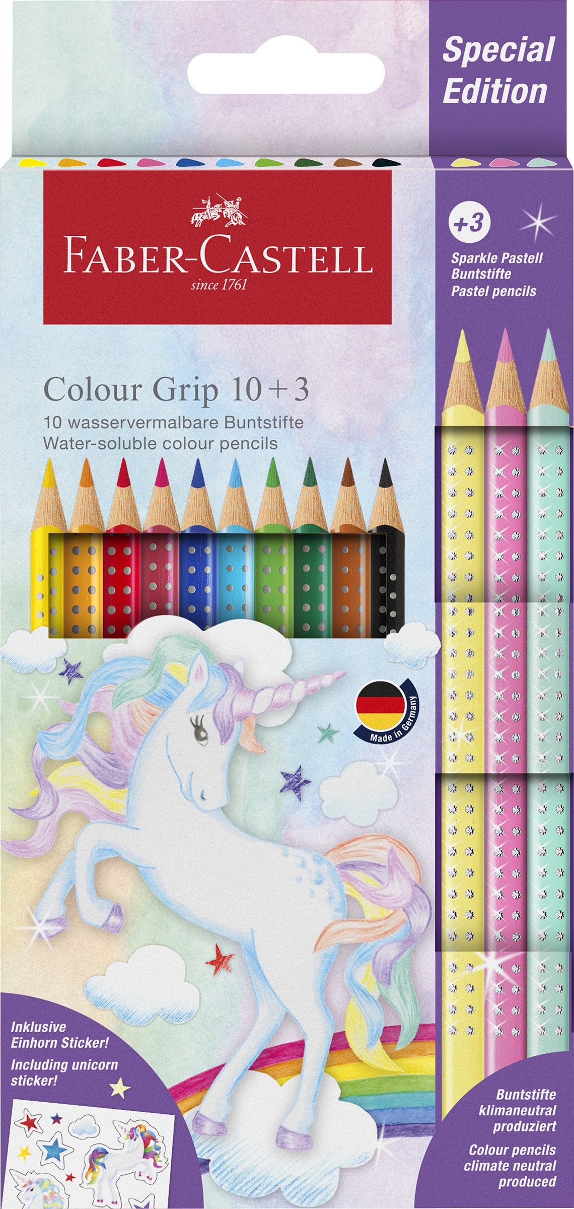Faber-Castell_CP Colour Grip unicorn 10+3_EUR 10,00