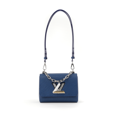 LV_Twist PM in blue toledo epi grained leather