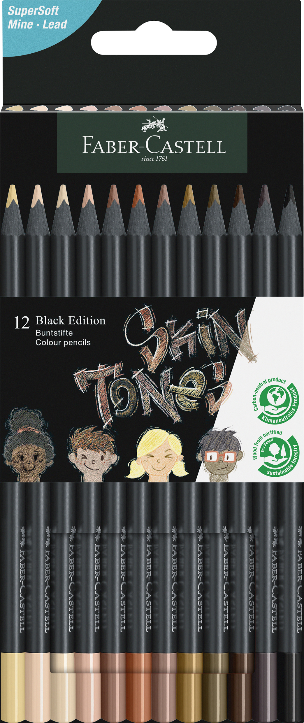Faber-Castell_Colour Pencils Black E. skin tones 12x_EUR 6,50