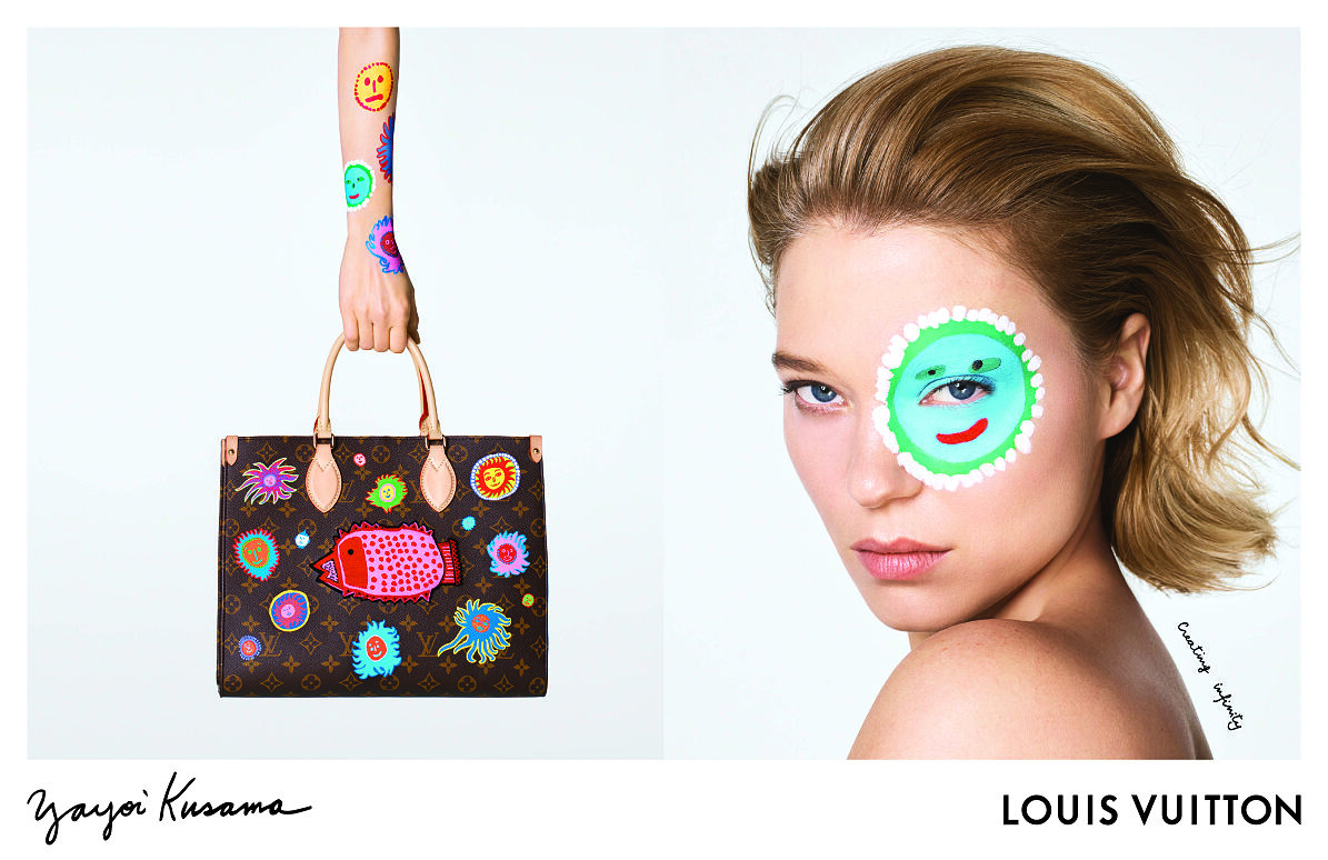 Louis Vuitton x Yayoi Kusama_Drop 2_Campaign - Lea Seydoux (4)