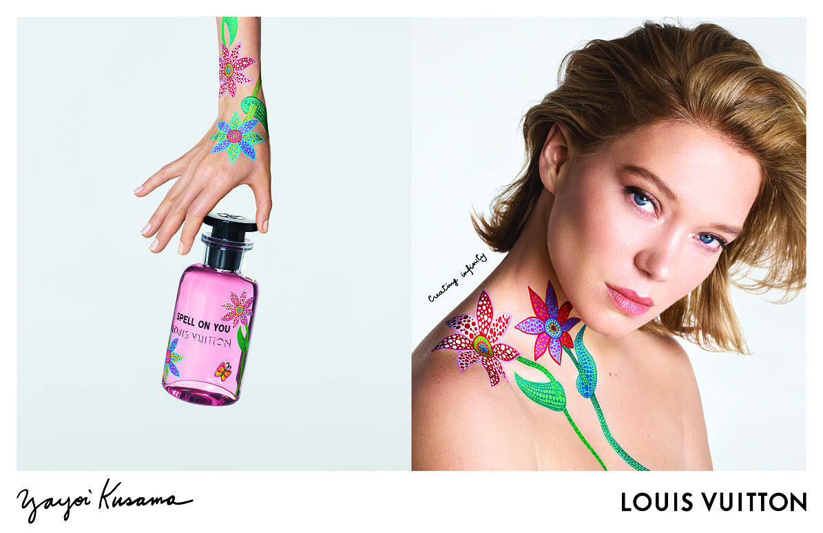 Louis Vuitton x Yayoi Kusama_Drop 2_Campaign - Lea Seydoux (1)