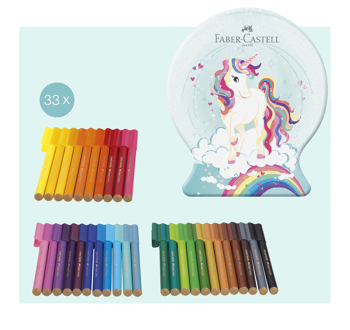 Faber-Castell_Connector Filzstifte-Set_Einhorn_Sujet (2)