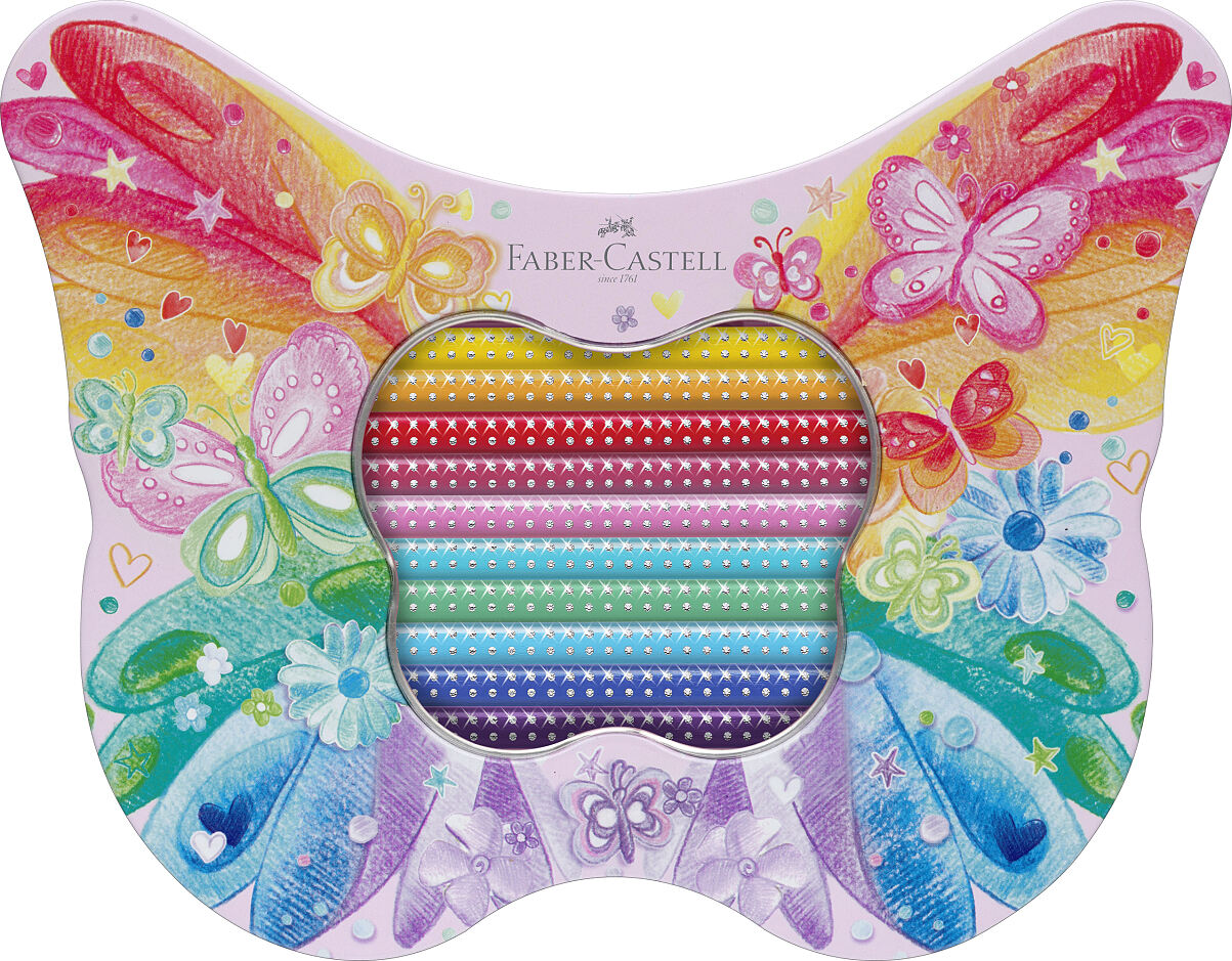 Faber-Castell_Sparkle Buntstifte_Schmetterling-Etui_EUR 26,00 (2)