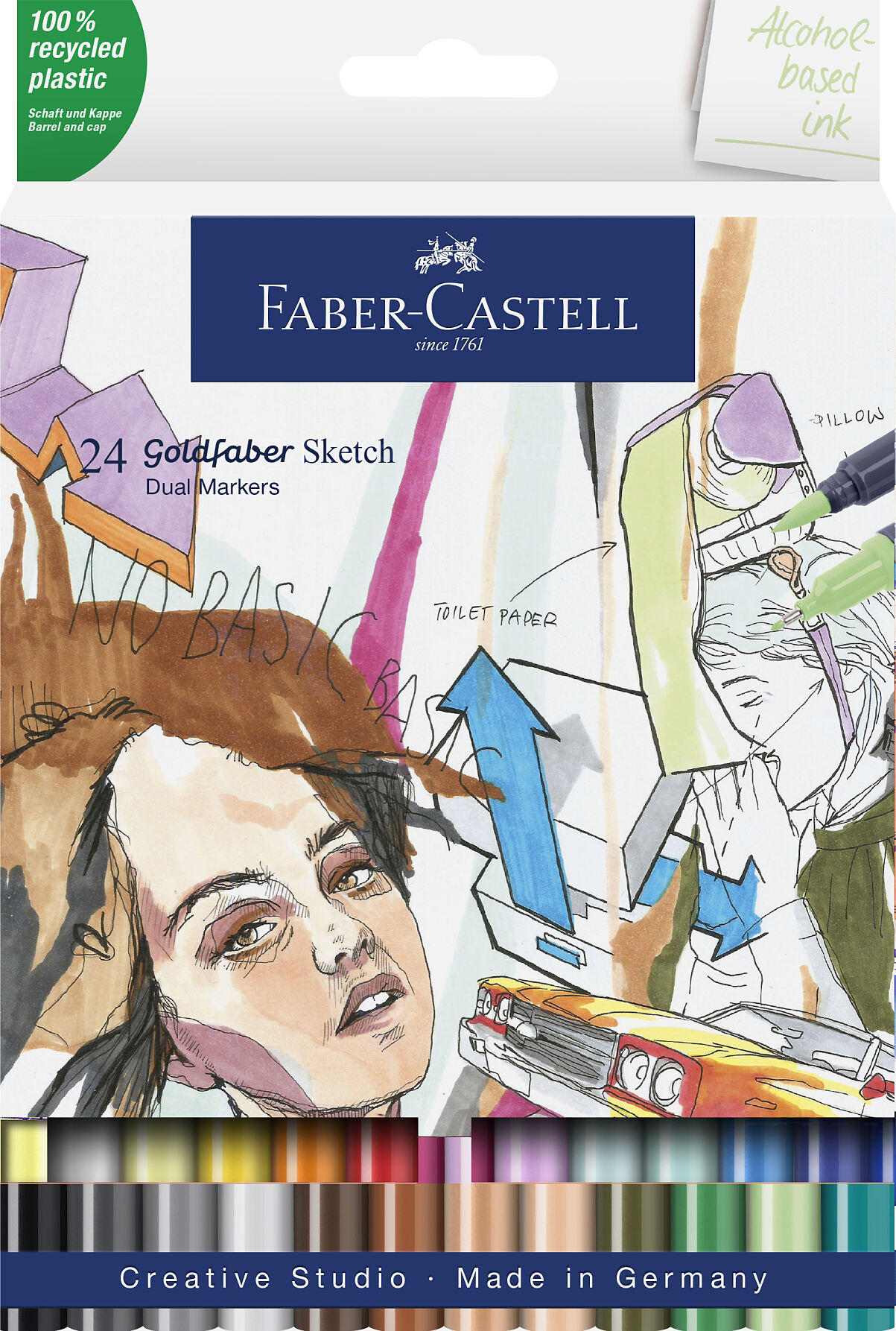 Faber-Castell_Goldfaber Sketch Marker_24er Basic Etui_EUR 72,00