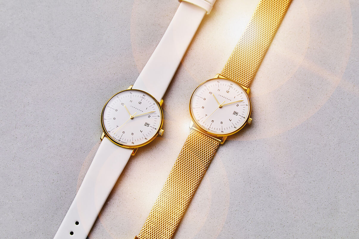 Junghans_max bill Damen 2024_Duo Goldeffekt