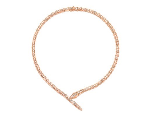 Bvlgari_Serpenti Viper Halskette Roségold mit Diamant-Pavé_358788