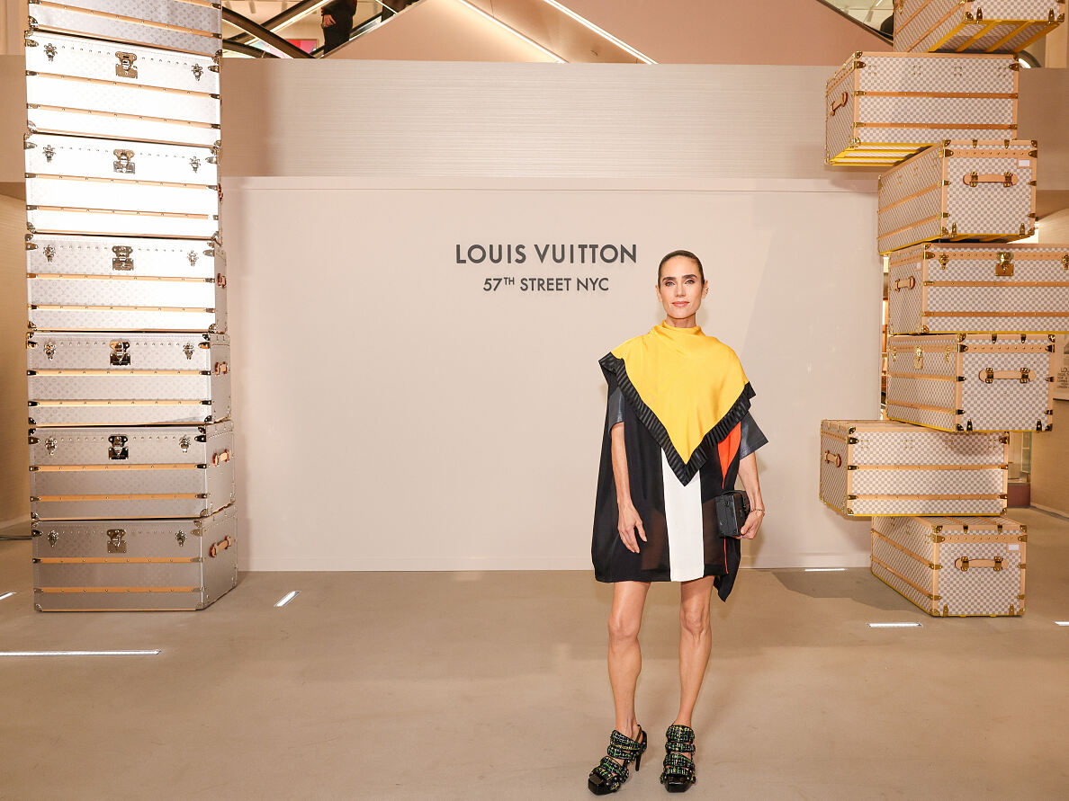 Promis bei der Eröffnung des neuen Louis Vuitton Store in NYC