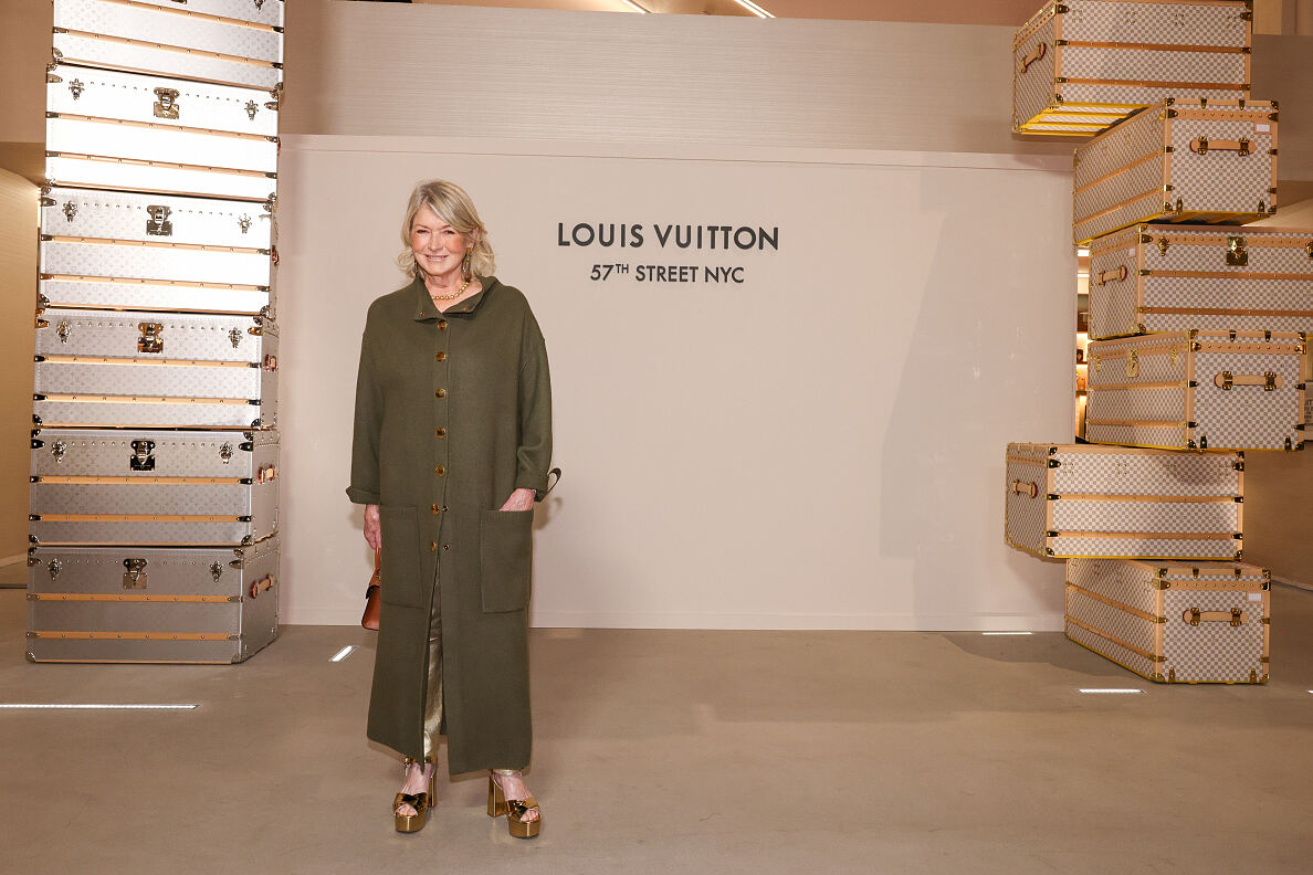 Promis bei der Eröffnung des neuen Louis Vuitton Store in NYC