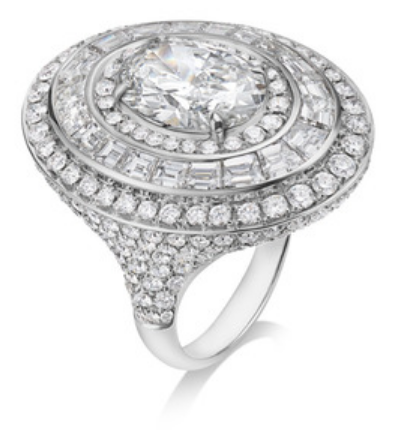 High Jewelry Ring Whitegold