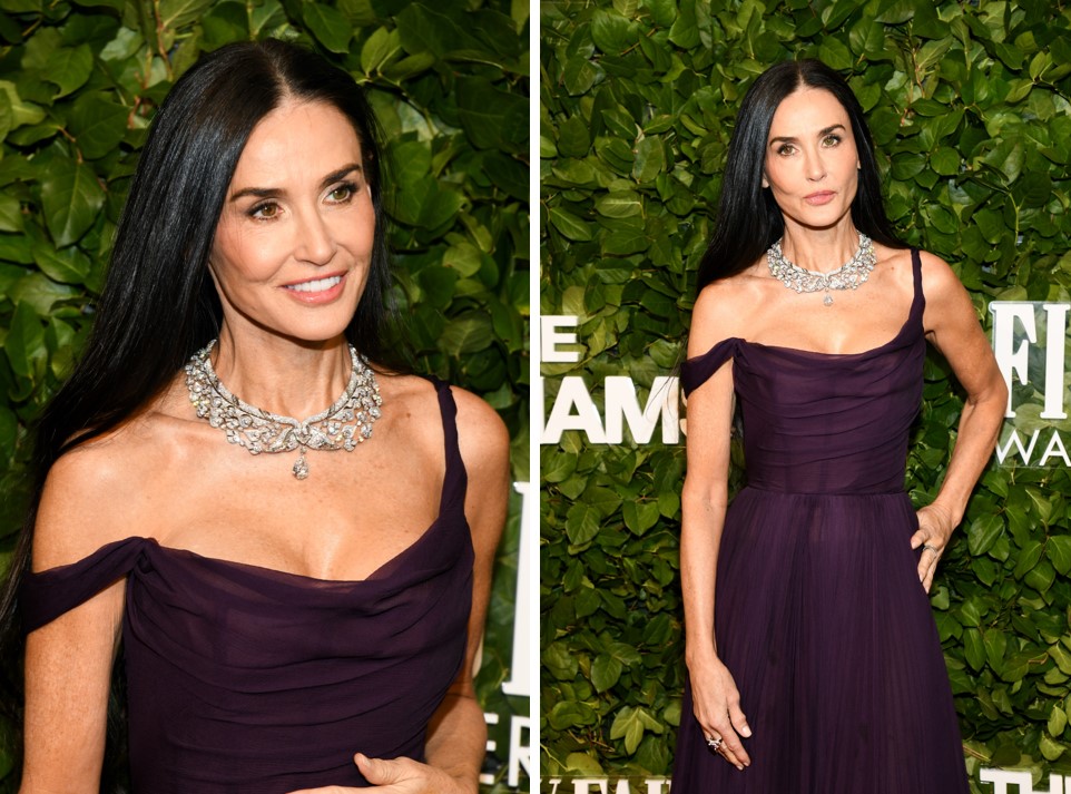 Demi Moore in Bvlgari