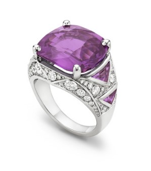 High Jewelry Ring Saphir Pink