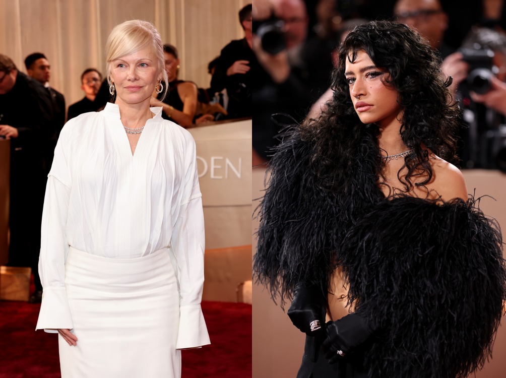 Pandora_Golden Globe 2026_Pamela Anderson & Odessa A´Zion_(c) Getty Images